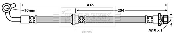 BORG & BECK Pidurivoolik BBH7600